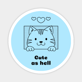 Very cute cat design Magnet